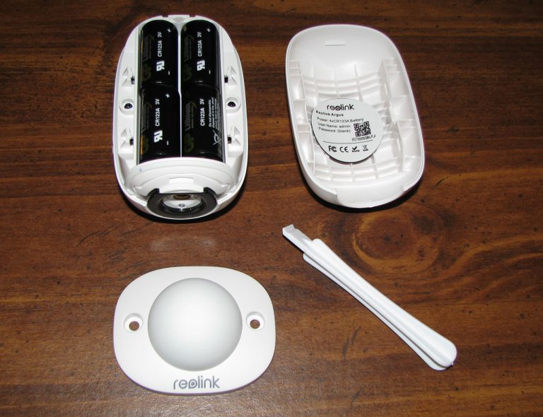 Reolink Argus Battery Compartment Network Camera Tech