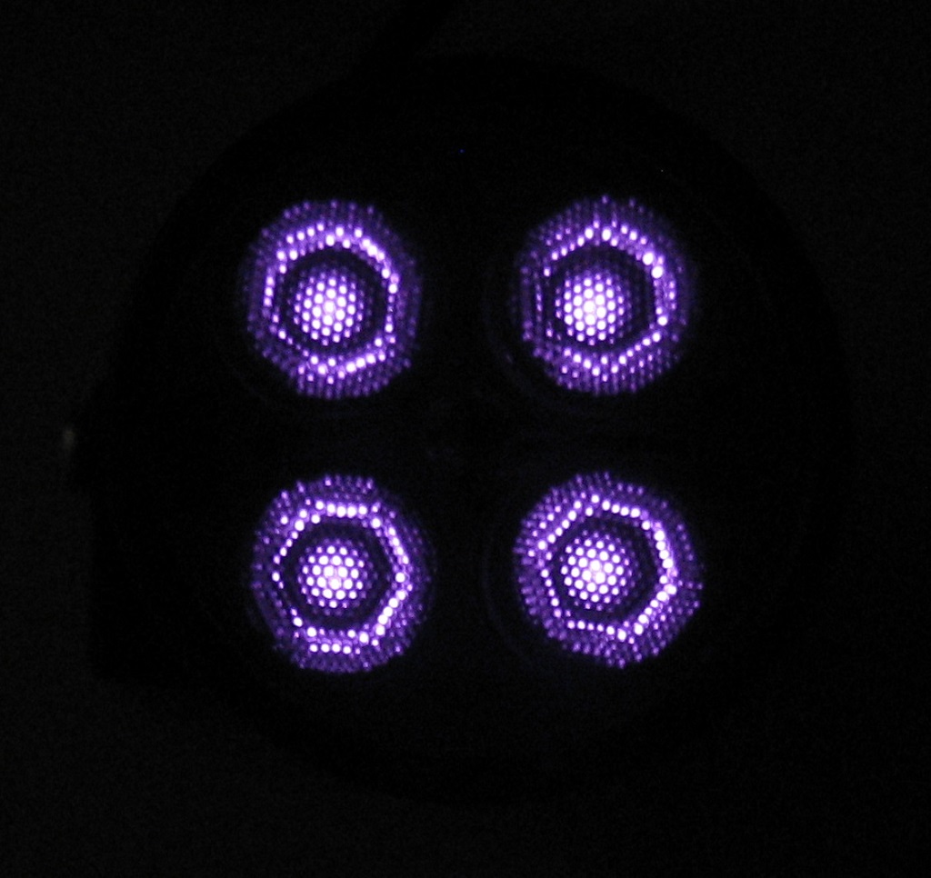 Tendelux AI4 IR Illuminator on in the dark